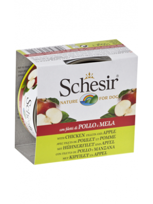 Schesir Cão Filete de Frango com Maça em Gelatina 150GR